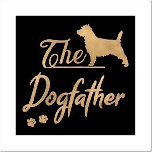 Cairn Terrier Dogfather, Funny, Dog father Posters and Art